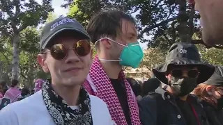 USC demonstration: Pro-Palestine protesters prepared to go to jail