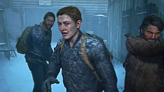 Joel and Tommy Saves Abby - The Last of Us Part II (PS4 Pro) 4K HDR