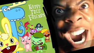 Compilation of iShowSpeed get shocked at | Happy Tree Friends