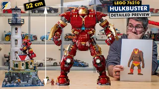 Gigantic LEGO Marvel 76210 Hulkbuster revealed - detailed preview & my opinion on the $550 set