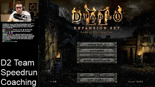 Diablo 2 - ULTIMATE SPEEDRUN GUIDE -Coaching a Team