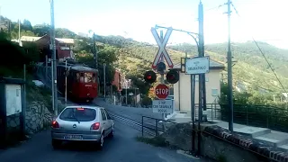 Passaggio a livelloGenova (I) //Railroad crossing//Bahnübergang //踏み切り イタリア