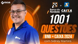 1001 Questões BNB + Caixa 2024 - Focus Concursos