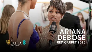 Ariana DeBose Cannot Wait To Bring The Party Vibe | EE BAFTAs Red Carpet