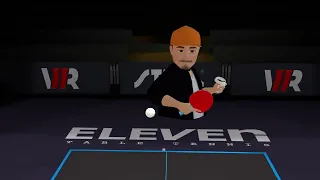 STIGA x Eleven Table Tennis - realistic virtual reality table tennis simulator.