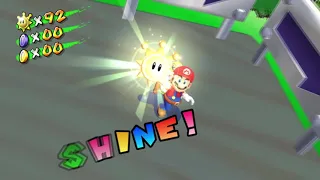 Super Mario Sunshine: All secret shines (outside Delfino Plaza)