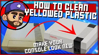 How to clean yellowed plastic on old video game consoles | NES Restoration