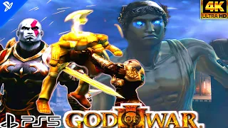 GOD OF WAR 2 REMASTERED - COLOSSUS OF RHODES WALKTHROUGH GAMEPLAY #1 (4K 60FPS PS5)