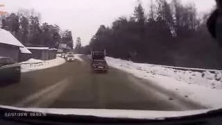 Подборка аварий, дтп № 15 от 9 02 2015 Car Crash Compilation February