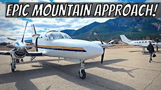 RNAV APPROACH in the Mountains to go Skiing! | Cloud Surfing in the Cessna Turboprop | Pilot VLog #4