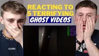 Brothers Reacting To 5 SCARY Ghost Videos That WILL Give You The CREEPS ! (Nukes Top 5)
