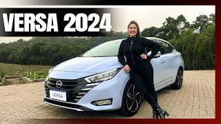Nissan Versa 2024 | Sedã renovado fica mais competitivo e bonito