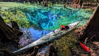 Solo Kayak Camping in PERFECT Water Levels - Beauty & Beasts