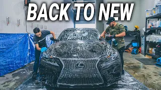 Reviving The Black Paint on a Lexus ES350 | How Much Did We Charge?