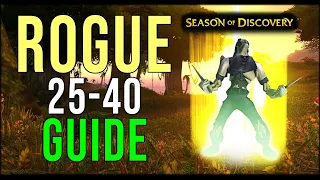 MUTILATING EVERYTHING Phase 2 Rogue 25-40 Leveling Guide SoD