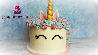 Einhorntorte einfach selber machen / How to make a Unicorn Cake