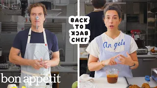 Michael Shannon Tries to Keep Up With a Professional Chef | Back-to-Back Chef | Bon Appétit