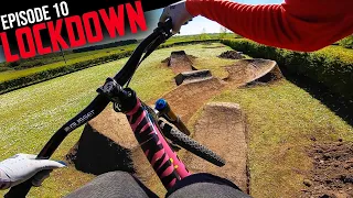 RIDING THE BIGGEST NEW UPGRADES AT THE BACKYARD DIRT JUMPS!! LOCKDOWN XXL EP10
