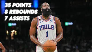 James Harden Looks Like Vintage Harden || Full Highlights vs Celtics October 18, 2022