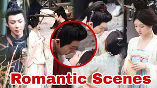 Zhao Lusi and Liu Yuning romantic scenes while celebrating Valentine's Day in Legend of Jewelry