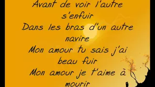 Aux encres des amours - Saez (Paroles)