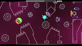 Some random gameplay and I tried making line structures | Geometry Dash 2.11