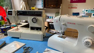 1985 Singer Sewing Machine VS my new Singer Tradition | Abi’s Den ✂️🧵🌸