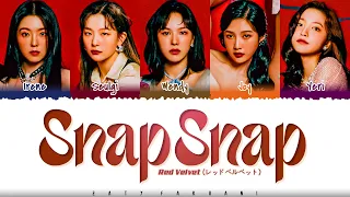 Red Velvet (レッドベルベット) - 'SNAP SNAP' Lyrics [Color Coded_Kan_Rom_Eng]