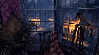 London Rain Sounds ASMR Sleep | Sherlock Holmes' 1890s Ambience