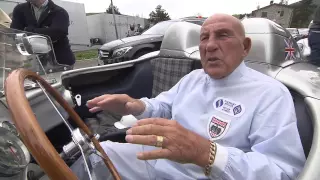 Sir Stirling Moss meets Lewis Hamilton - Mille Miglia - Interview Stirling Moss | AutoMotoTV
