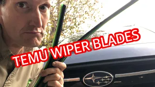 Save Money With Temu Wiper Blades? Subaru Crosstrek Wiper Blade Replacement And Fail?