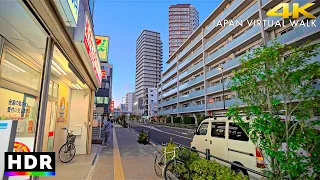 Japan - Eastern Tokyo Sunset Walk • 4K HDR