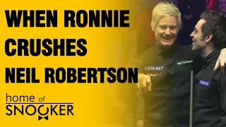 Four Times Ronnie O'Sullivan Crushed Neil Robertson