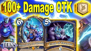 NEW Nature Titan Overload Shaman Deck Is Actually So Strong It May Get Banned! Titans Hearthstone