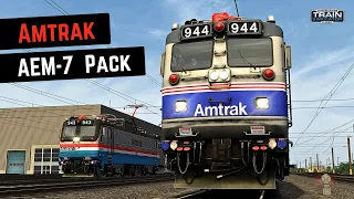 Train Simulator | AMTRAK AEM-7 PACK | #trainsimulator