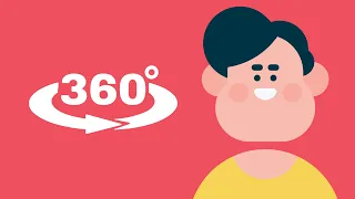 360 Animation Tutorial in After Effects - Flat Design Characters 2D Fake Animation