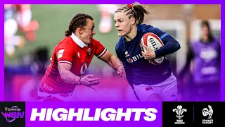 HIGHLIGHTS | WALES V FRANCE |  GUINNESS WOMEN'S SIX NATIONS RUGBY