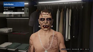 checking out the NEW Brown Vintage Frank MASK in Grand Theft Auto 5 Online