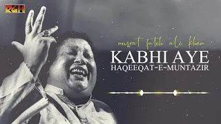 Kabhi Aye Haqeeqat e Muntazir | Ustad Nusrat Fateh Ali Khan | RGH | HD Video | Ramadan Special
