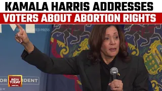 US Vice President Kamala Harris Visits Pennsylvania To Highlight Abortion Rights
