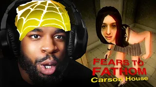 Tbvnks SCARED Playing FEARS TO FATHOM: Carson House (FUNNY!)