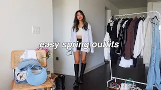 easy spring outfit ideas | spring to summer transitional looks