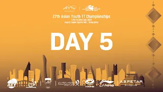 27th Asian Youth Table Tennis Championships Day 5 (Table 1)