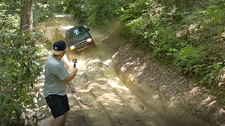 Riding one of the most difficult trails in North Carolina with 2WD (Hurricane Creek Trail)