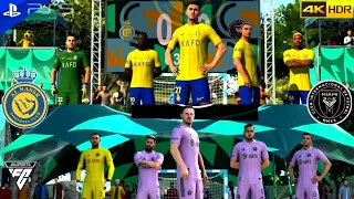 Street Football - Al Nassr Vs Inter Miami - (Messi Vs Ronaldo) | EA FC 24 Volta Football 5v5 [4KHDR]