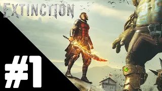 Extinction Walkthrough Part 1 – Chapter 1 Gameplay 1080p Full HD - PS4 No Commentary