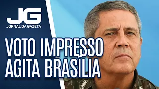 Matéria sobre o ministro da Defesa condicionar eleições de 2022 a voto impresso agita Brasília