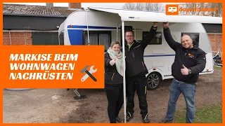 Aufdachmarkise Thule Omnistor 6300 auf dem Wohnwagen montieren [Anleitung inkl. Abdichten] | DIY