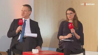 Tiesiogiai: kandidatų į Vilniaus mero postą debatai | 2023-03-17