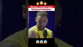 🤯 3 Most Technical Players Than Neymar 😱🔥 #shorts #messi #neymar